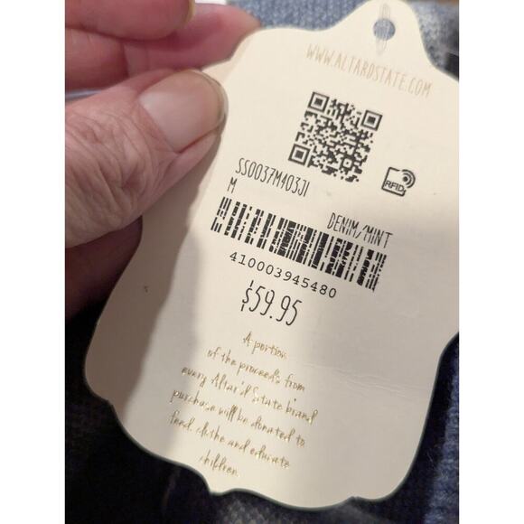 Altar'd State floral knit flare pants size M - Picture 9 of 9